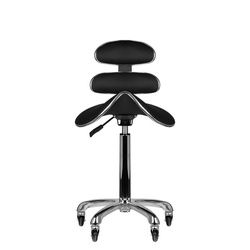 Roll speed cosmetic stool am-880 black high