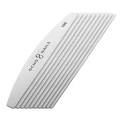 Ocho nails replacement papers for crescent metal file. 100 10 pcs.
