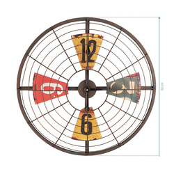 Clock fan decoration