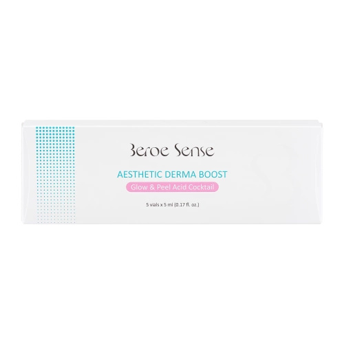Ampułki do twarzy Beroe Sense Aesthetic Derma Boost Glow & Peel Acid Cocktail 5 x 5ml