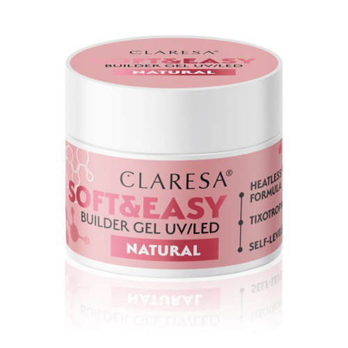 Claresa soft&amp;easy building gel natural 12g