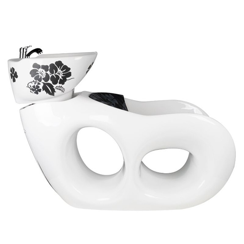 Gabbiano hairdresser's washstand mallow white