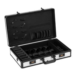 Barber case white and black