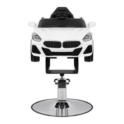 Children's hairdressing chair car bm white
