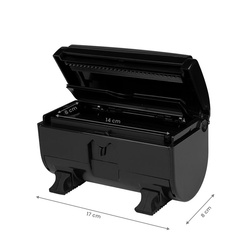 Alu barber foil feeder black