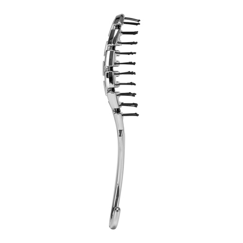 Flexible hair brush p-1032 silver