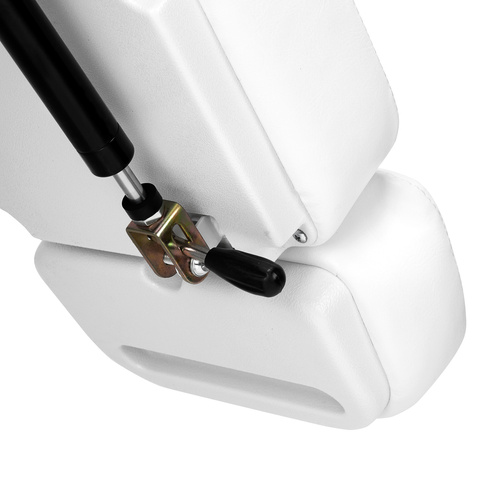 Electric cosmetic chair sillon classic 3 motors with cradle pedi white