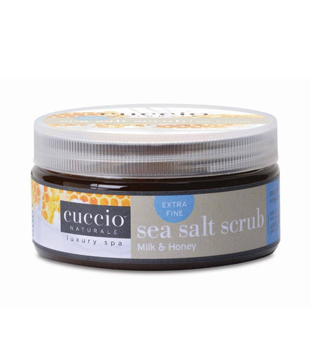 Cuccio Naturale Peeling Sól morska Miód i Mleko do dłoni, stóp i ciała 240 ml