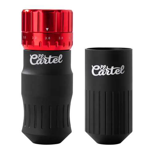 El cartel wireless tattoo machine black/red