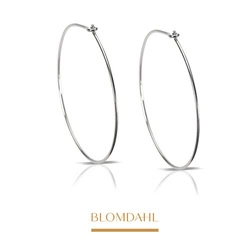 Ear Ring 35 mm hypoallergenic earrings SFJ natural medical titanium