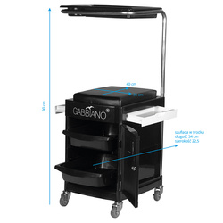 Helper - pedicure stool 23 plus black