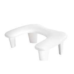 Momo manicure stand croissant white