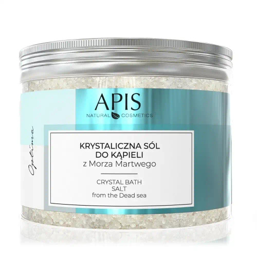 Apis optima, sól krystaliczna do kąpieli z morza martwego, 500 g