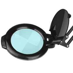 Led glow moonlight magnifying lamp 8013/6' black with tripod