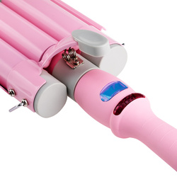 Trio xl pink hair waving machine k-222