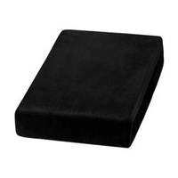 Velour sheet black