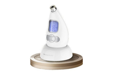 Portable wireless microdermabrasion NEWDERMO model JR12 white or silver