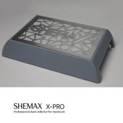SheMax X-PRO Grey - Pochłaniacz pyłu do manicure w kolorze szarym