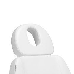 Electric cosmetic chair sillon classic 3 motors with cradle pedi white