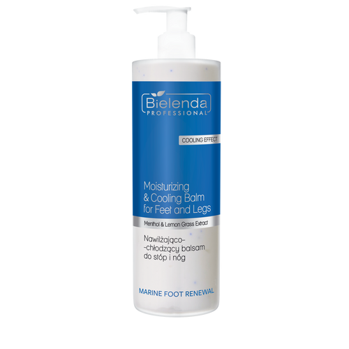 Bielenda Professional MARINE FOOT RENEWAL Nawilżająco-chłodzący balsam do stóp i nóg 500ml