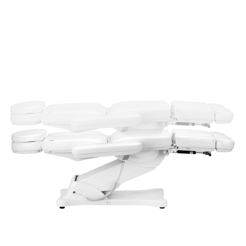 Electric cosmetic chair sillon classic 3 motors with cradle pedi white
