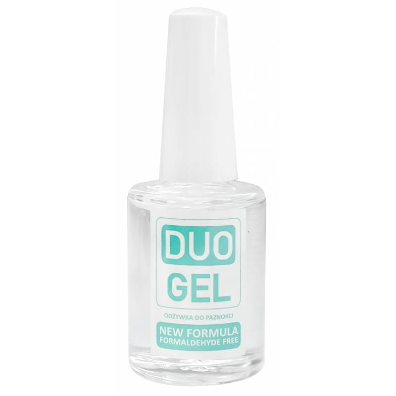 DUOGEL - odżywka do paznokci z aktywatorem keratyny 14ml o efekcie lakieru bezbarwnego