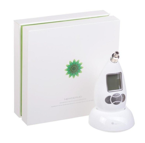 Portable wireless microdermabrasion NEWDERMO model JR12 white or silver