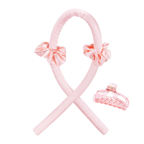 Hair curling roller pink