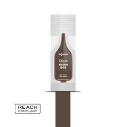 Disposable pigment for brow permanent makeup Bioevolution Brown 845 Qline Pro 0.7ml monodose 
