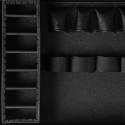 Barber case white and black