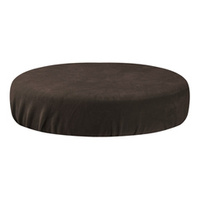 Stool cover velour brown