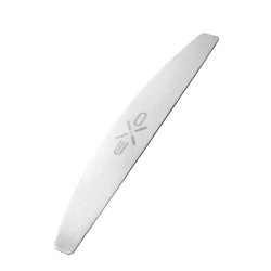 Exo pilnik do paznokci półksiężyc metalowy rdzeń + papierki 100/180 20 szt.