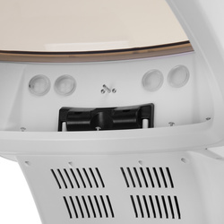 Gabbiano hairdressing sauna standing 408d white with active ozone