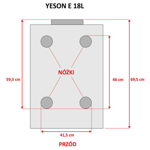 Autoklaw Yeson serii E-18L Black Line LCD
