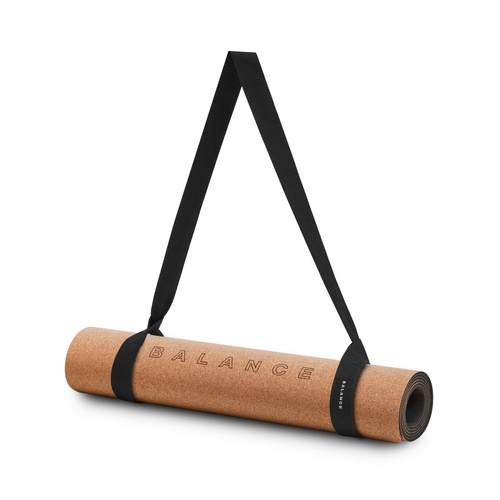 Balance yoga mat cork rubber