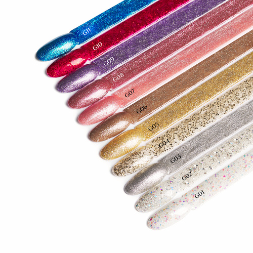 Ocho nails lakier hybrydowy glitter g08 -5 g