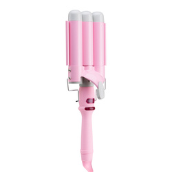 Trio xl pink hair waving machine k-222