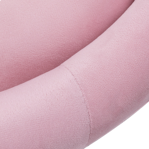 4rico swivel chair qs-bl12b velvet pink