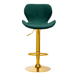 4rico bar hocker qs-b15 velvet green