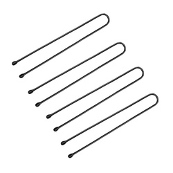 Hairdressing hair curlers e-63 150 pcs. 4.9 cm black