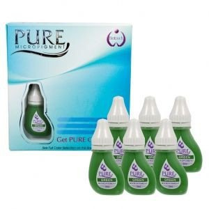 Pigment do makijażu permanentnego Biotouch Pure Green 3mlx6
