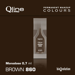 Barwnik Bioevolution Brown 860 Qline Pro 0,7ml monodose