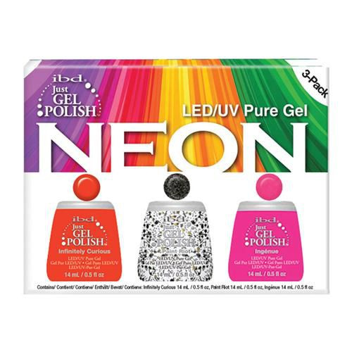 IBD Just Gel Polish NEON KIT - Zestaw hybrydowy