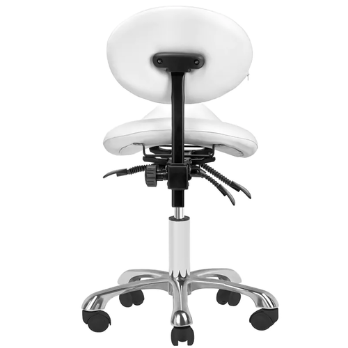 Taboret kosmetyczny 1025 biały giovanni